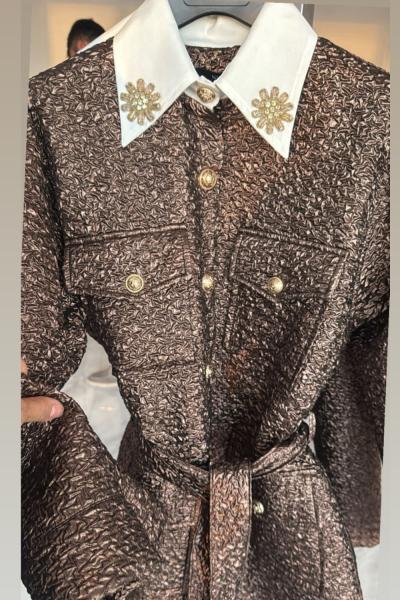 Özel Tasarım NUR’E Tasarımlı Efsane Ceket Siyah