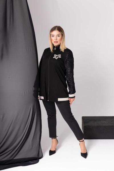 Yıldızlı Hırka Siyah